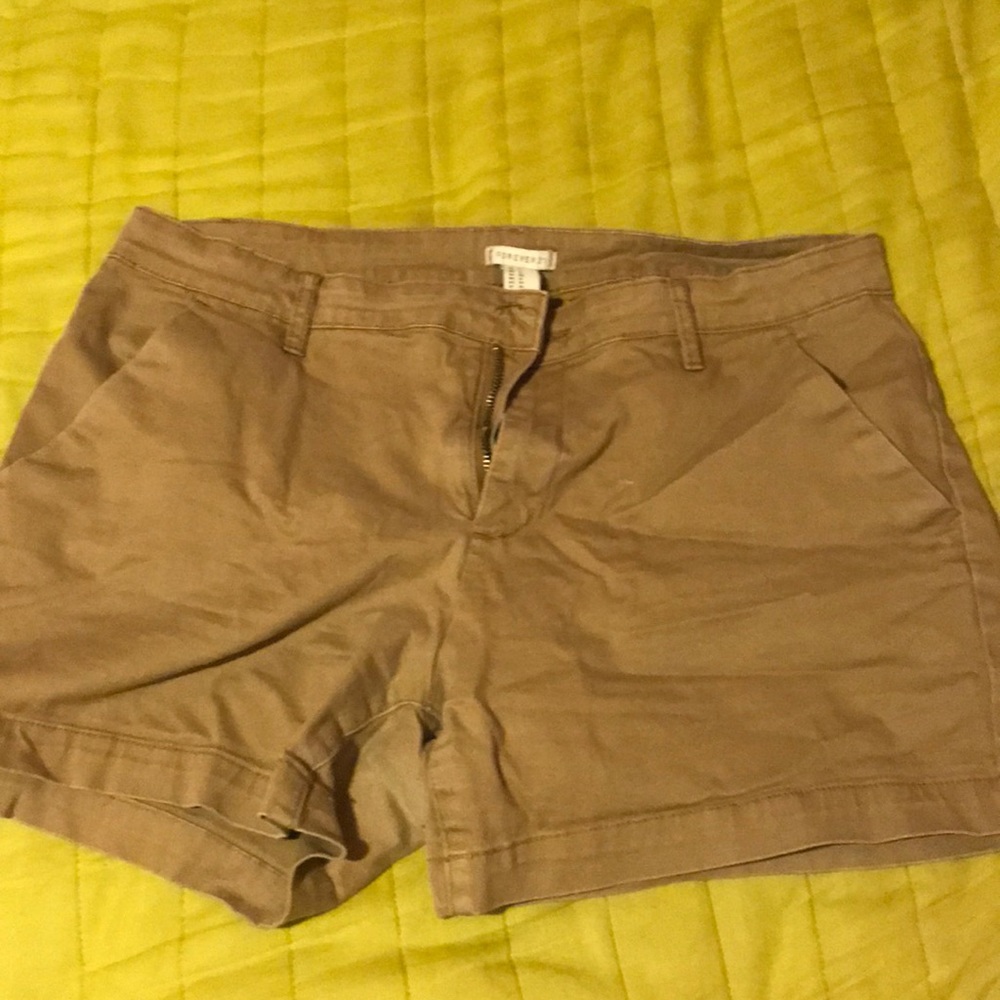 Tan Cargo Shorts